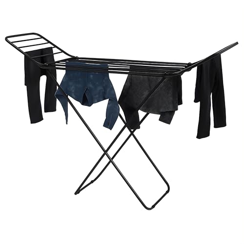 VIN KRAFT Foldable Clothes Drying Stand, Premium Cloth Drying Stand (Mighty Black) - Image 3