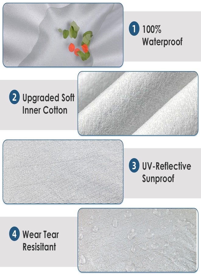 AUQDD 6-Layers Premium Hatchback Car Cover Waterproof All Weather Weatherproof UV Sun Protection Snow Dust Storm Resistant Outdoor Exterior Custom Form-Fit Full Padded Car Cover with Straps -173" K18 - Image 2