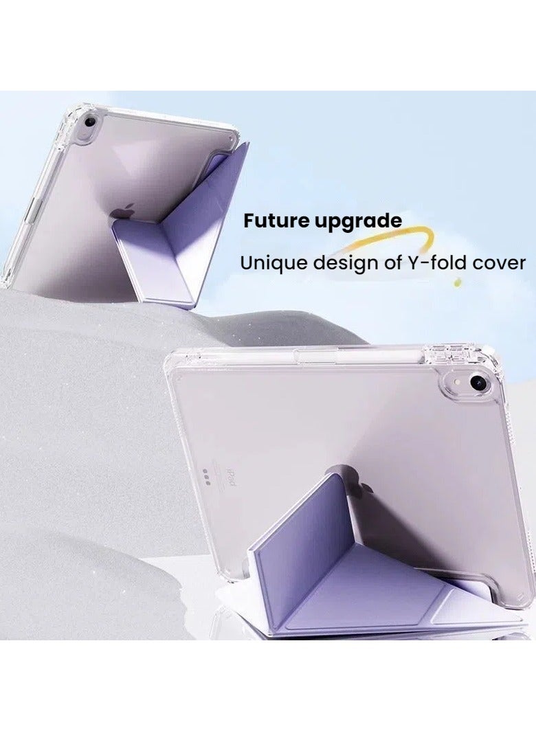 Case for 2025 iPad 11th Generation A16, Y+3 Folding with Pen Slot, Anti-bend and Anti-fall, Thin and light design - Image 5