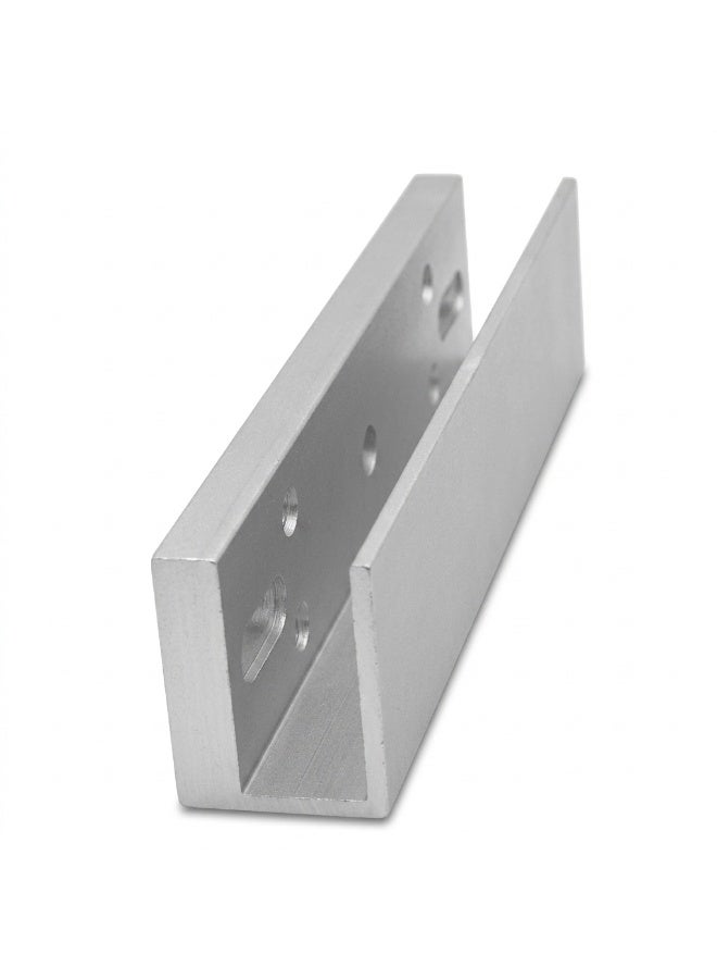 U Bracket for 180kg/350LBS Electromagnetic Lock, Aluminium Alloy, Silver