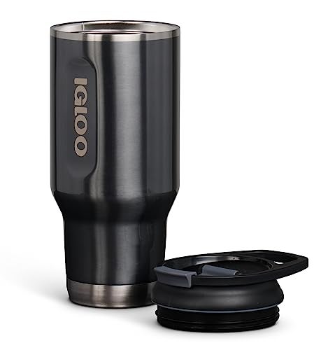 Igloo 32 OZ Stainless Steel Tumbler Flip n Sip Carbonite - Image 3