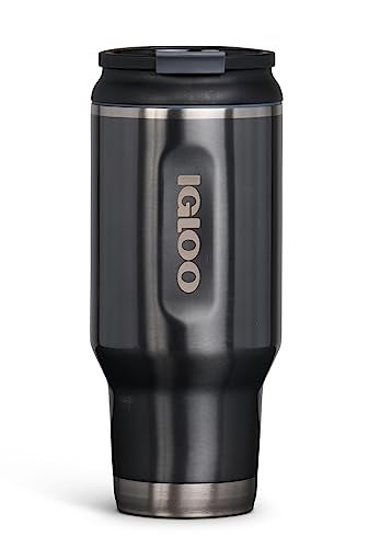 Igloo 32 OZ Stainless Steel Tumbler Flip n Sip Carbonite - Image 1