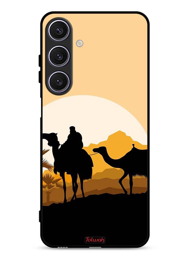 Tolwak Samsung Galaxy A17 Protective Case Cover Camels In Desert Art