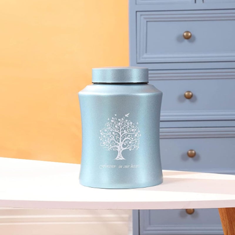 Metal Frosted Pet Urns for Dogs Cats Ashes Container Souvenir Urn Souvenir Memory Urns Jar Memory Gift Pet Ashes Container - Image 4