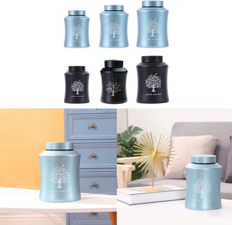 Metal Frosted Pet Urns for Dogs Cats Ashes Container Souvenir Urn Souvenir Memory Urns Jar Memory Gift Pet Ashes Container - Image 2