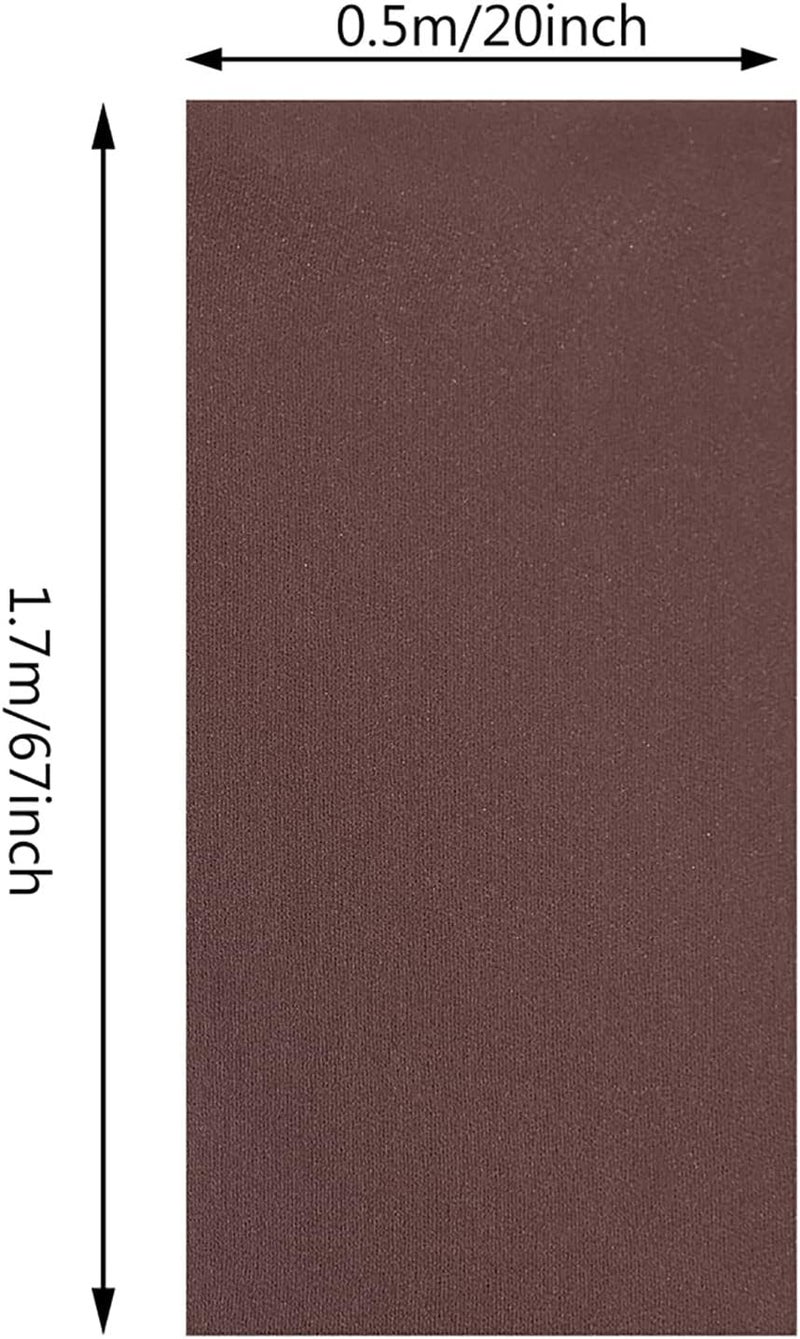 comfrt Speaker Grill Cloth, Brown/Black Speaker Cloth Mesh Fabric Dustproof Protective Grille Cover, 67x19.6in(Brown) - Image 2