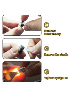 CMGTYYD. 10 عبوات أضواء كاشفة صغيرة لاسلكية LED لاسلكية - أضواء لاسلكية مصغرة لاسلكية تعمل بالبطارية تعمل بالبطارية باللون الأبيض الدافئ للأعمال الفنية وعرض المجوهرات والخزائن ومشاريع الأعمال اليدوية (أبيض دافئ)  - Image 4