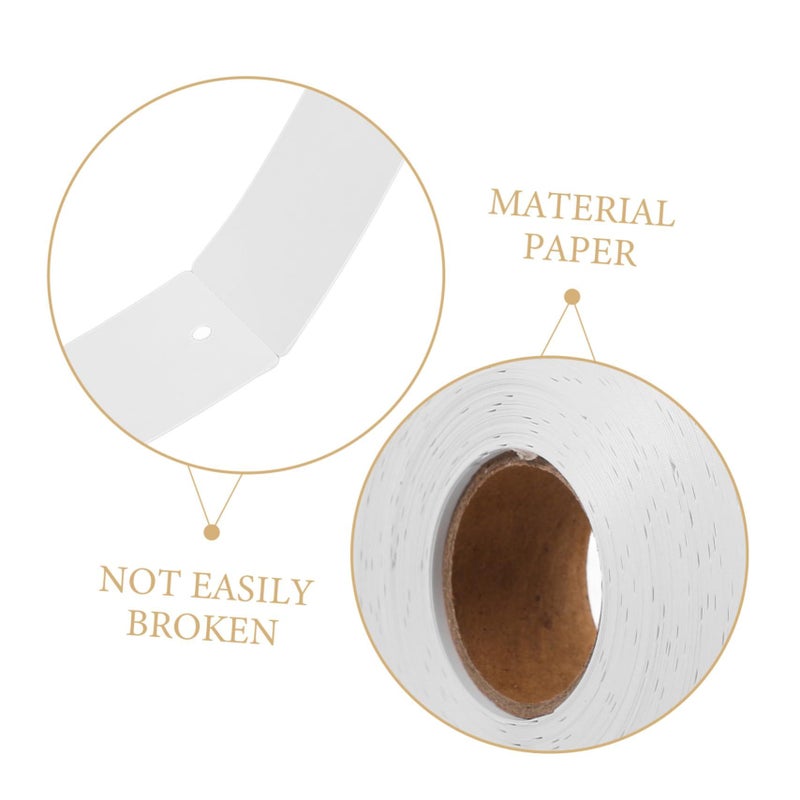 1 Roll Blank Clothing Tags DIY Printable Copperplate Paper Labels - Image 4
