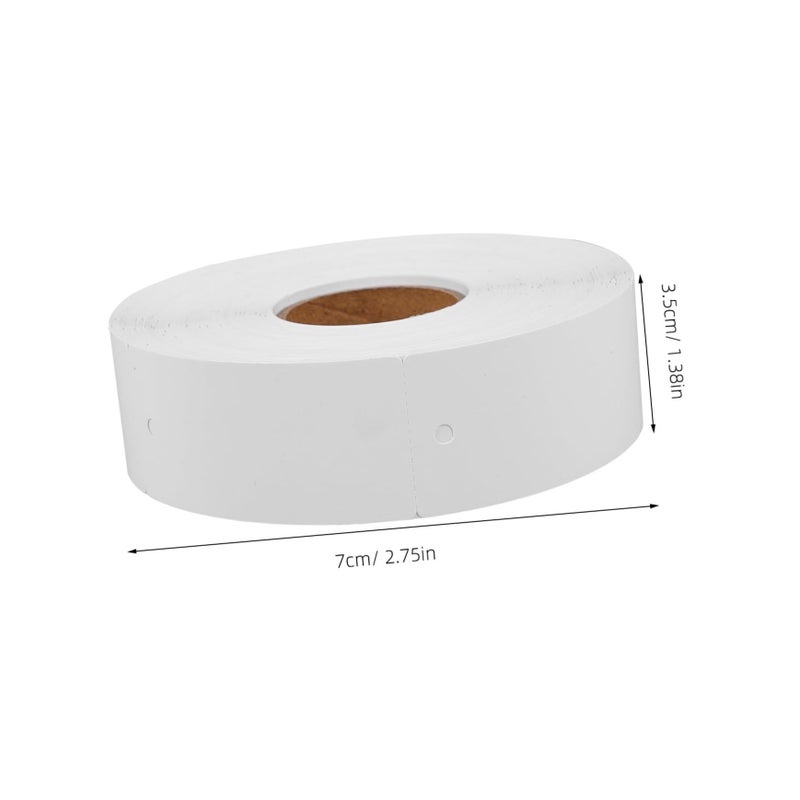 1 Roll Blank Clothing Tags DIY Printable Copperplate Paper Labels - Image 3