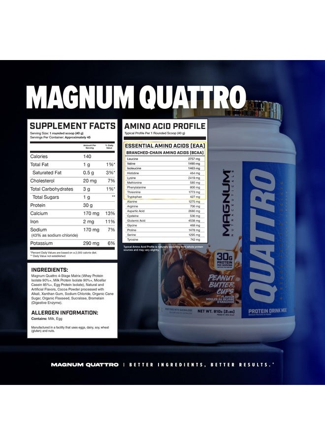 Quattro Magnum Nutraceuticals Quattro - Chocolate Love Flavor, 2Lb Size  - Image 3