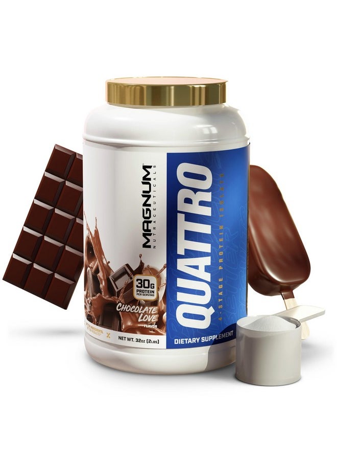 Quattro Magnum Nutraceuticals Quattro - Chocolate Love Flavor, 2Lb Size  - Image 1