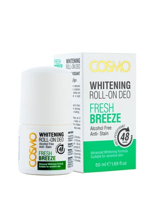 Whitening Roll On Deo Fresh Breeze Alcohol Free Anti Stain 50Ml - pzsku/Z4BE532E7B1C72004CEE1Z/45/_/1696765722/e9ad3265-9743-493f-8505-7ee74b164712