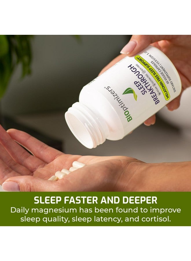 BIOptimizers Sleep Breakthrough Capsules - Natural Support Supplement | Calming Relief Aid for Adults | Non-Habit Forming | 60 Capsules - Image 5