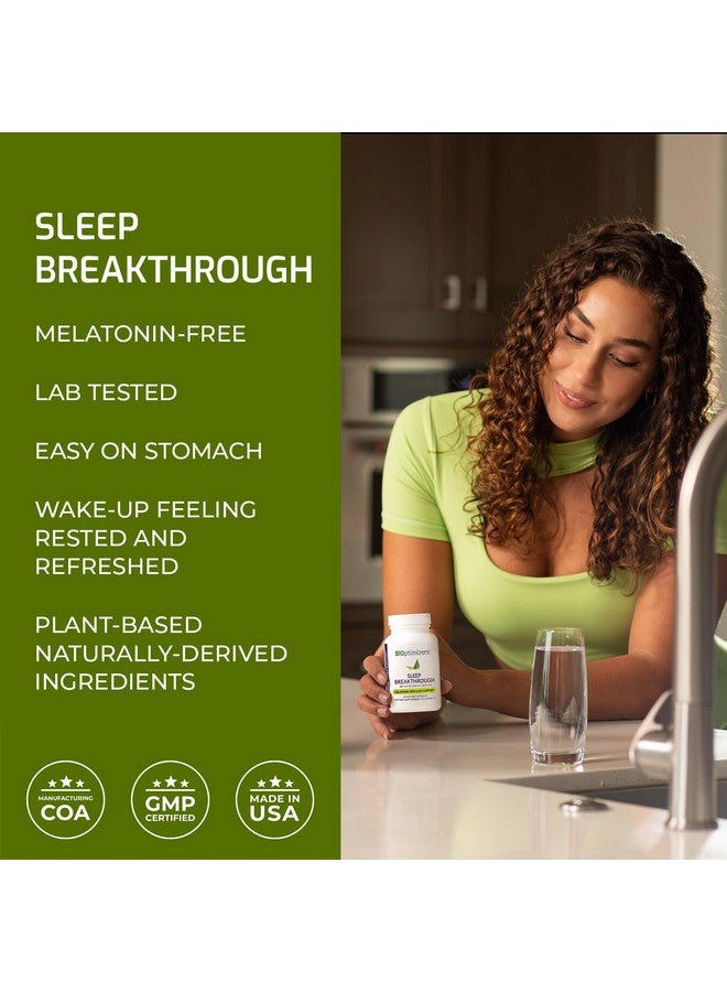BIOptimizers Sleep Breakthrough Capsules - Natural Support Supplement | Calming Relief Aid for Adults | Non-Habit Forming | 60 Capsules - Image 2