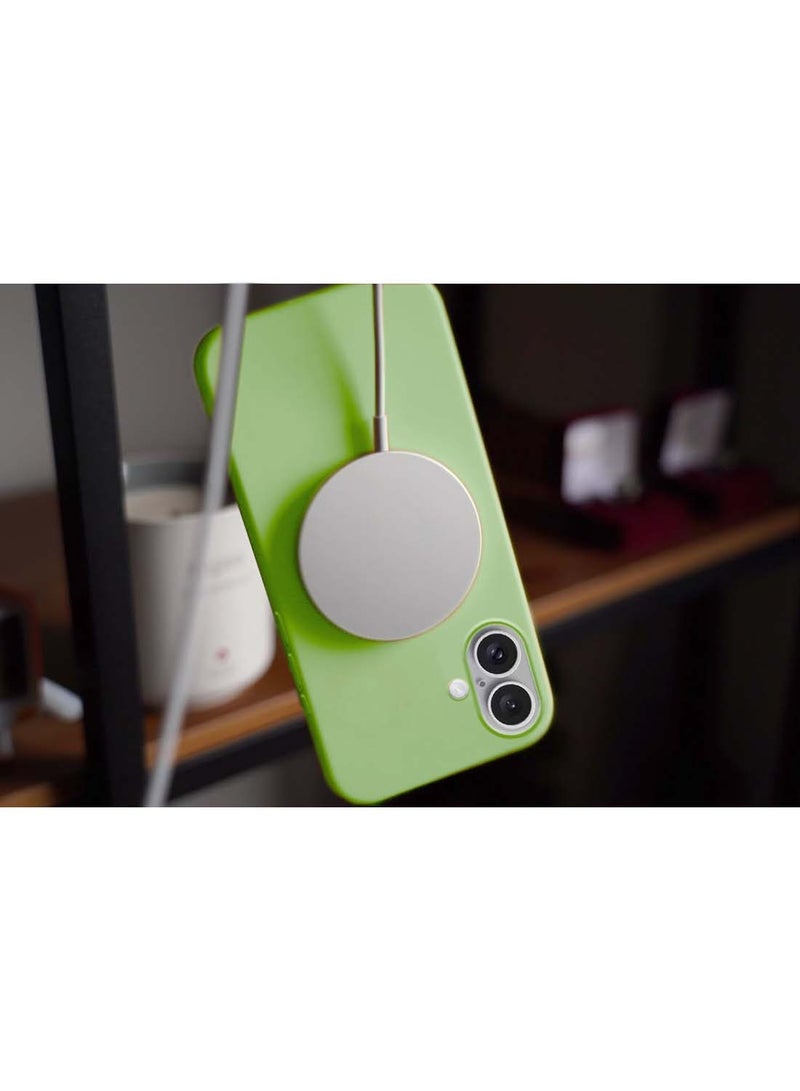 Wtech Apple iPhone 16 2024 Premium Soft Liquid Silicone Case Cover - Mint Green - Image 5