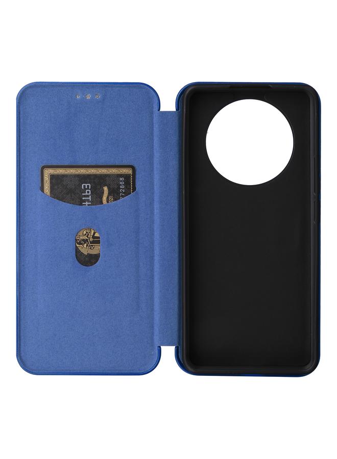 اس-توب جراب هاتف Realme 11 Pro / 11 Pro+ جراب هاتف جلدي قلاب من ألياف الكربون - Image 4