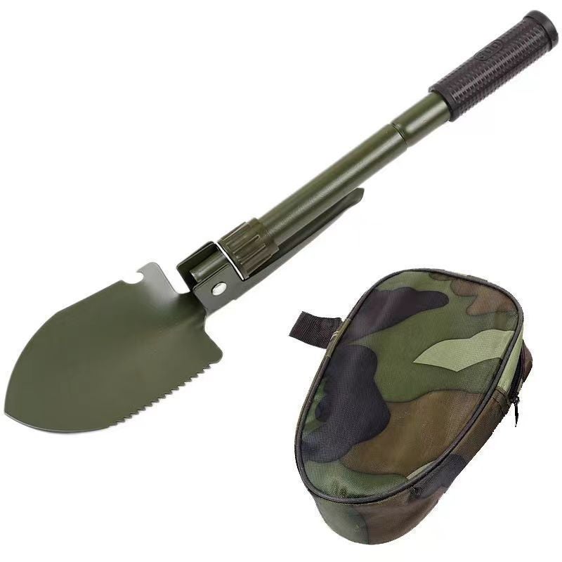 Survival Gear Camping Military Shovel Multifunctional Outdoor Hoe Folding Army Shovel Thickened Manganese Steel Wholesale