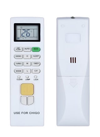 AC Remote Control for CHIGO Air Conditioners Model ZH/JA-03, ZHJA-03, ZH/JA 03 – Universal Replacement Remote, Easy-to-Use, High-Quality, Reliable, Durable, Efficient Cooling Control, Compatible with CHIGO Units, Black - pzsku/Z4BE557A43A2789D559BBZ/45/1746231717/f2dddc8e-89f0-4205-aa65-6b6353c1d547