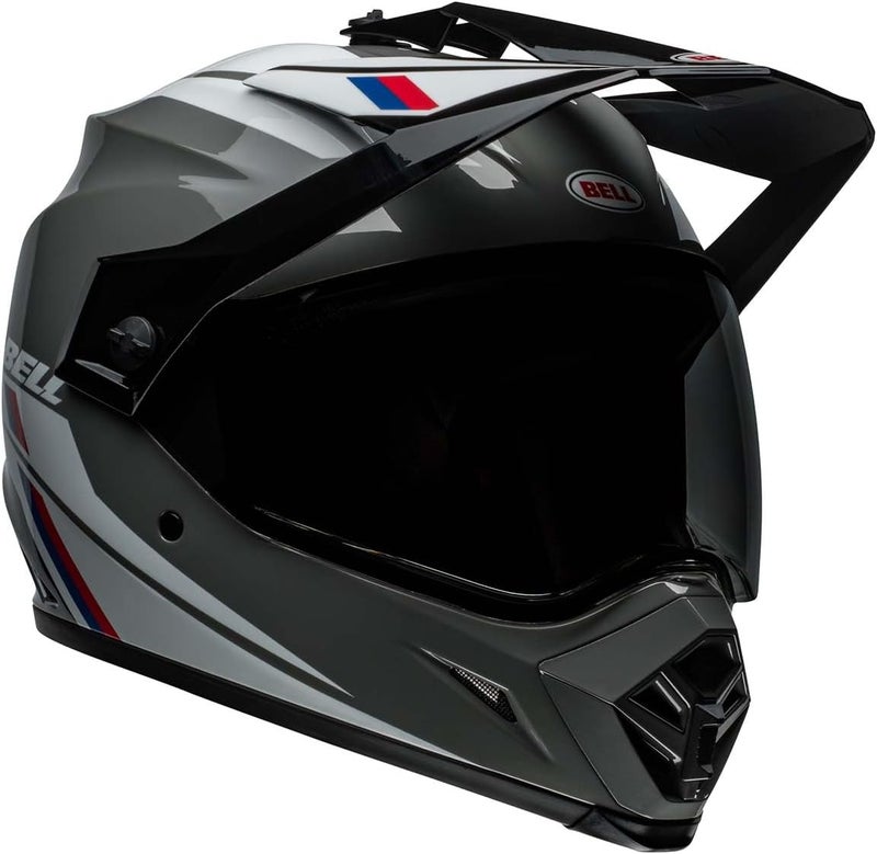 BELL MX-9 Adventure MIPS Full-Face Motorcycle Helmet - Alpine Gloss Nardo/Black - Image 1