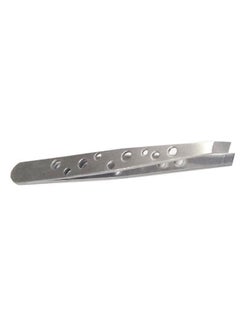 NIBEMINENT Stainless Steel Eyebrow Tweezer Silver 9.5cm 