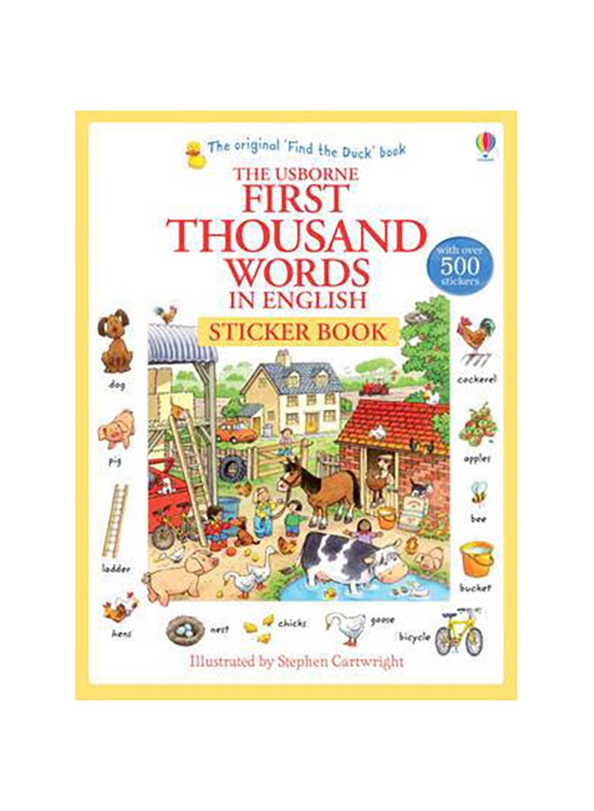 First Thousand Words In English