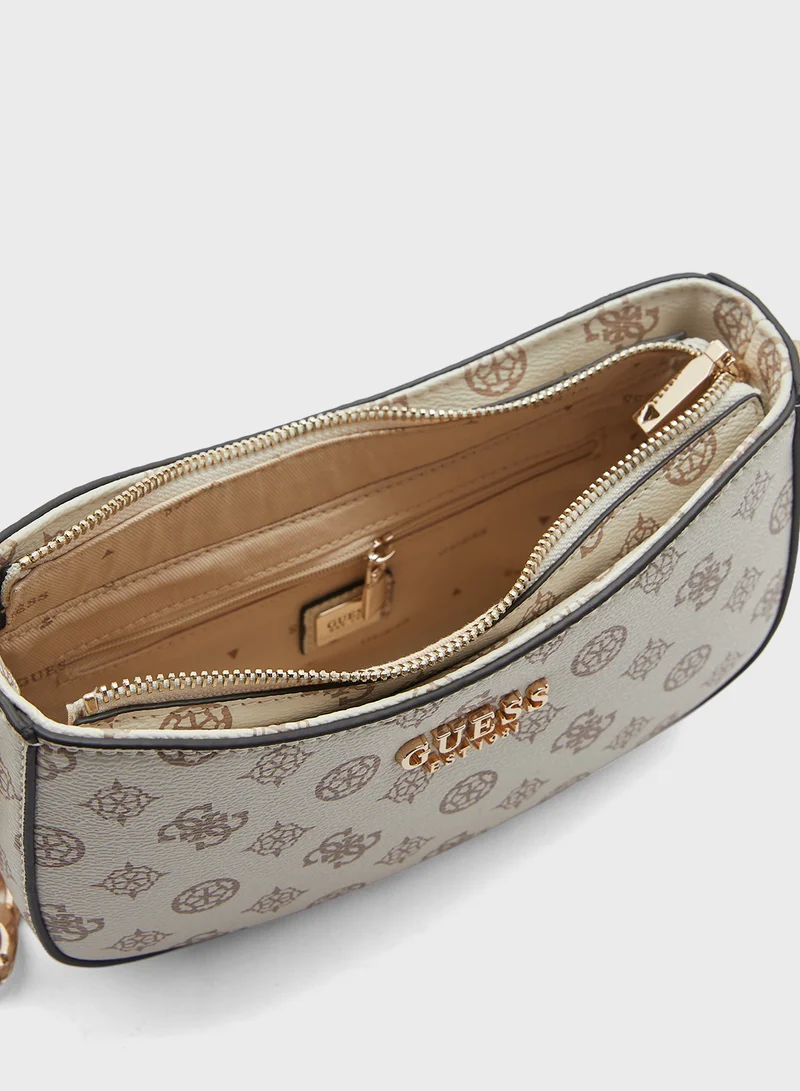 جس Evelune Top Zip Crossbody