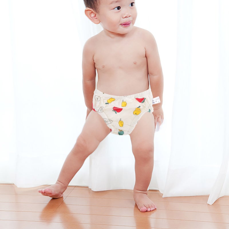 2 pcs Baby Training Cotton Diaper Toddler Washable Diaper Pants Baby Reusable Diaper - Image 5