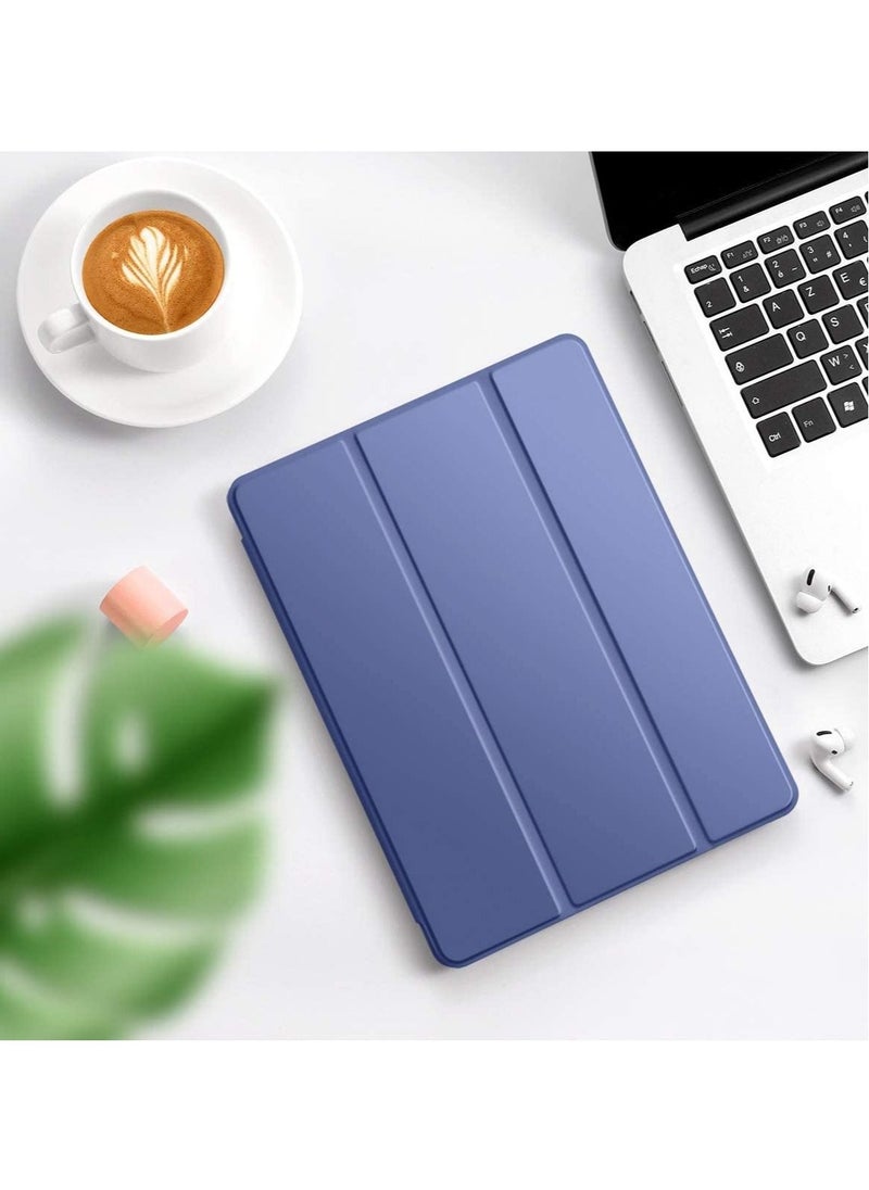 Case Compatible with iPad 9th/8th/7th Generation Case/iPad Case 10.2 Inch, Smart Folio Soft TPU Protective Case Cover with Apple Pencil Holder for iPad 9th/8th Gen,Full Body Protection