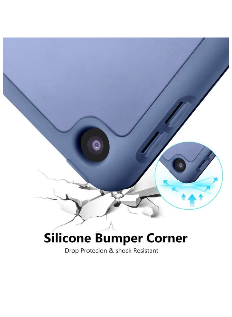 Case Compatible with iPad 9th/8th/7th Generation Case/iPad Case 10.2 Inch, Smart Folio Soft TPU Protective Case Cover with Apple Pencil Holder for iPad 9th/8th Gen,Full Body Protection
