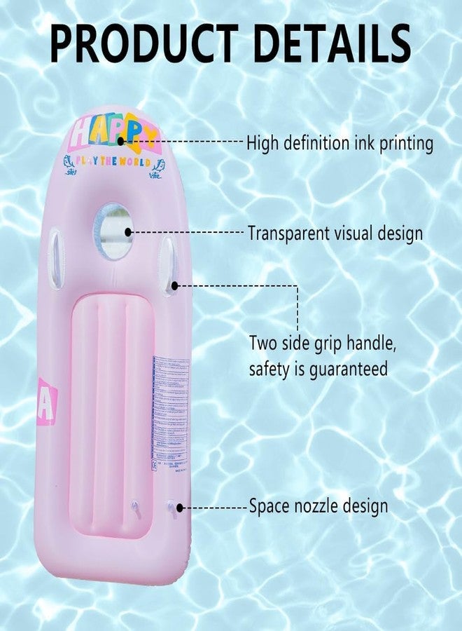 VPGS Inflatable Bodyboard for Children with Handles, Safety Design, Foldable Swimming Board, Non-Slip Surf Board, Children for Beach Surfing, Pool, Swimming, Summer, Water Sports - Image 3