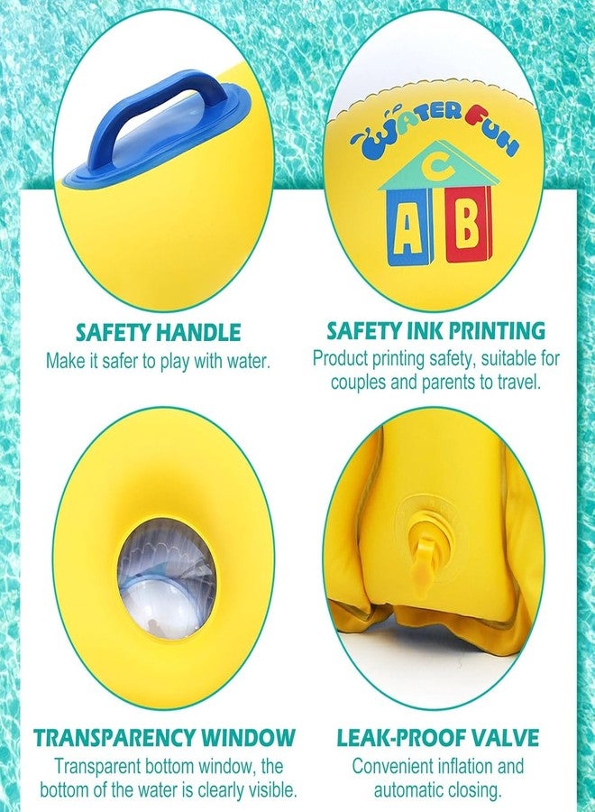 VPGS Inflatable Bodyboard for Children with Handles, Safety Design, Foldable Swimming Board, Non-Slip Surf Board, Children for Beach Surfing, Pool, Swimming, Summer, Water Sports - Image 4