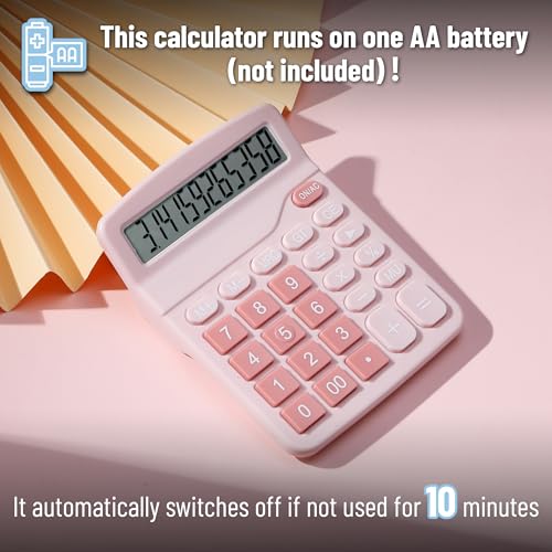 Mr. Pen Pink Large Display Desktop Calculator - Image 3