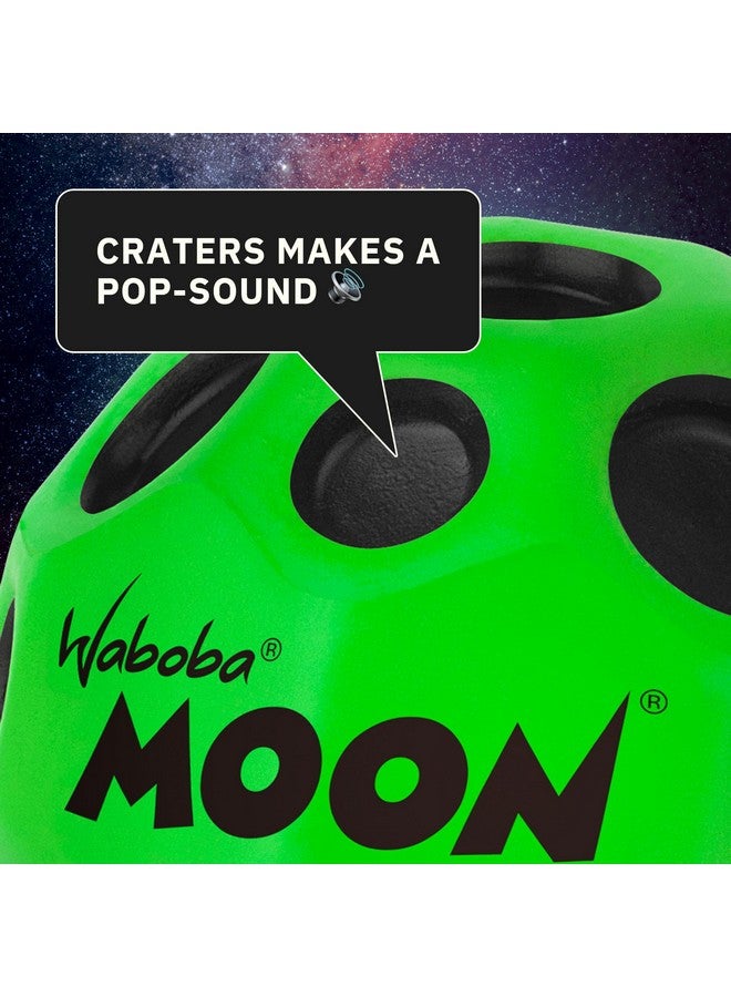 Waboba Moon Ball - Bounces Out of This World - Original Patented Design - Craters Make Pop Sounds When It Hits The Ground - Easy to Grip, Colour - Yellow, One Size - Image 4