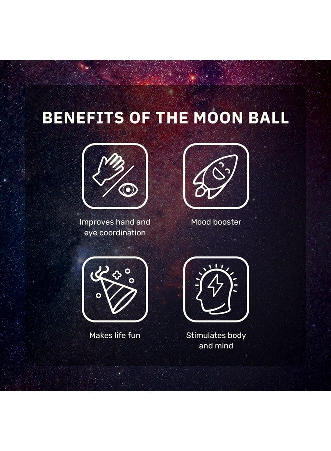 Waboba Moon Ball - Bounces Out of This World - Original Patented Design - Craters Make Pop Sounds When It Hits The Ground - Easy to Grip, Colour - Yellow, One Size - Image 5