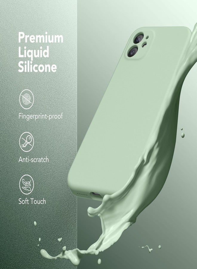 SuydanBox Magnetic for iPhone 11 Phone Case Silicone, Compatible with MagSafe, [Full Camera Protection][Screen Protector] Slim Shockproof Protective Case for iPhone 11 6.1", Light Cyan - Image 4