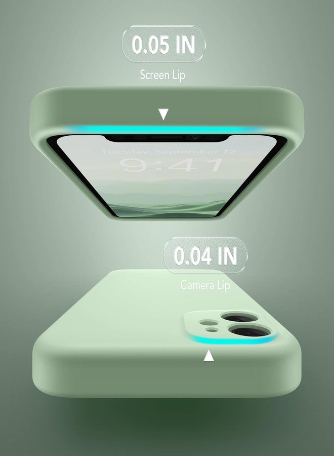 SuydanBox Magnetic for iPhone 11 Phone Case Silicone, Compatible with MagSafe, [Full Camera Protection][Screen Protector] Slim Shockproof Protective Case for iPhone 11 6.1", Light Cyan - Image 5