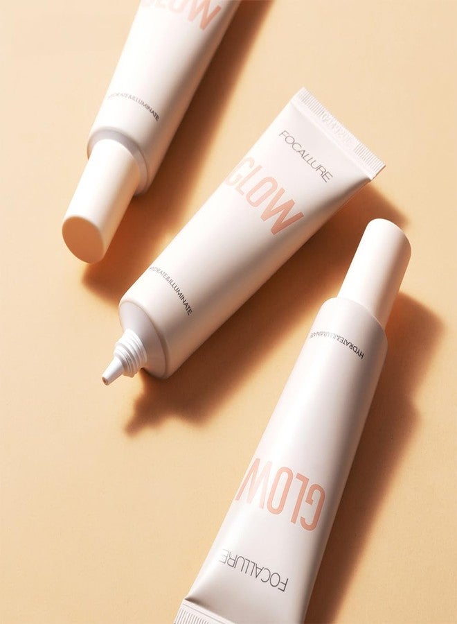 Focallure Glowmax Hydrating Face Primer-25 gm, Instant Brightening, Pore-Blurring & Skin-Smoothing, Oil Control, Long-Lasting Moisture & Water-Locking Formula for Flawless Makeup. - Image 3
