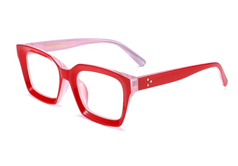 FEISEDY Glasses Frame Womens Square Thick Eyeglasses Frame Classic Eyewear for Men B2461 - Image 2
