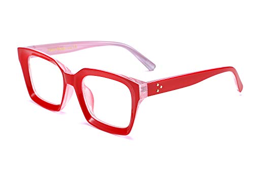 FEISEDY Glasses Frame Womens Square Thick Eyeglasses Frame Classic Eyewear for Men B2461 - Image 1