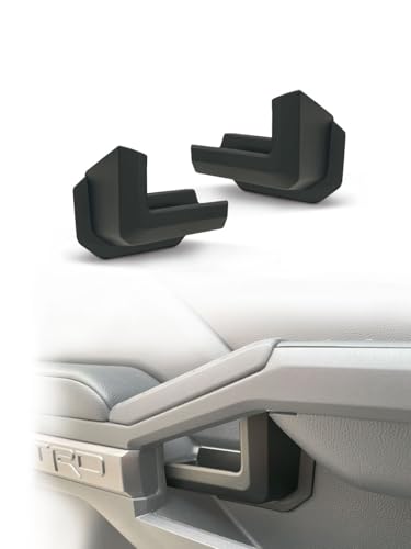 AZUTO Door Side Storage Organizer for TACOMA 4RUNNER Black Interior Accessories Compatible with Toyota TacomaN400 2024 model year 4Runner N500 2025 model year Models - Image 1