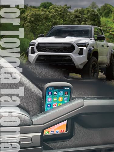 AZUTO Door Side Storage Organizer for TACOMA 4RUNNER Black Interior Accessories Compatible with Toyota TacomaN400 2024 model year 4Runner N500 2025 model year Models - Image 3
