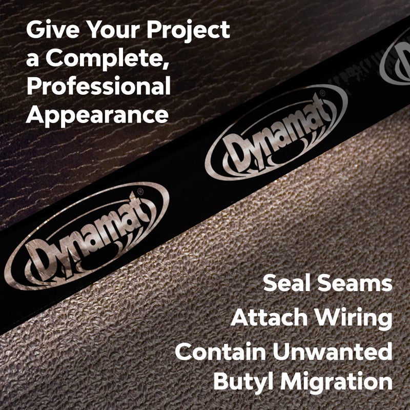 Dynamat DynaTape: Aluminum Finishing Tape for Use with Dynamat Sound Deadening & Car Insulation Material â€“ Heavy-Duty Sealant Tape for Seams, Butyl Rubber, Wires â€“ 1.5â€ in x 30 ft Roll - Image 2