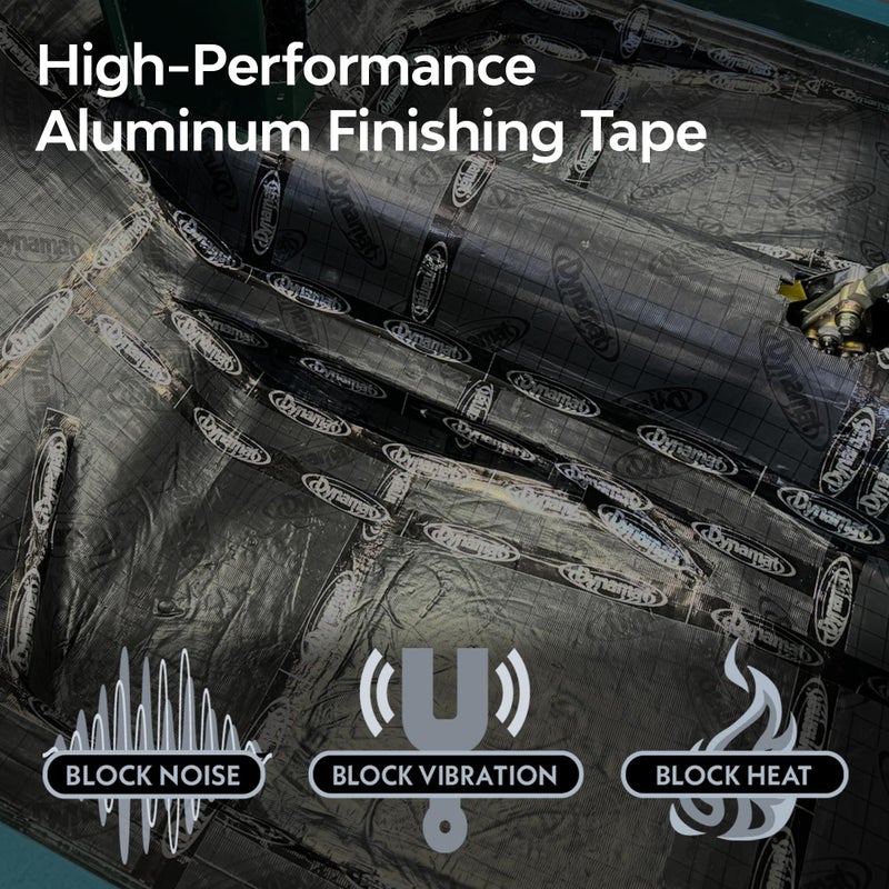 Dynamat DynaTape: Aluminum Finishing Tape for Use with Dynamat Sound Deadening & Car Insulation Material â€“ Heavy-Duty Sealant Tape for Seams, Butyl Rubber, Wires â€“ 1.5â€ in x 30 ft Roll - Image 3