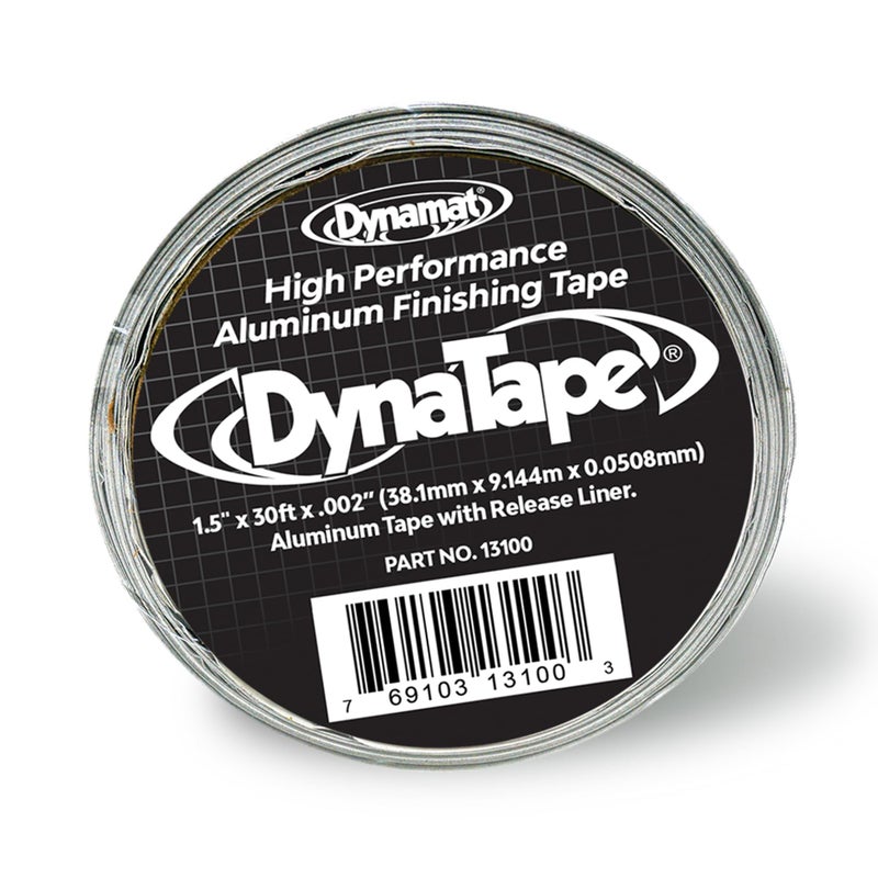 Dynamat DynaTape: Aluminum Finishing Tape for Use with Dynamat Sound Deadening & Car Insulation Material â€“ Heavy-Duty Sealant Tape for Seams, Butyl Rubber, Wires â€“ 1.5â€ in x 30 ft Roll - Image 1