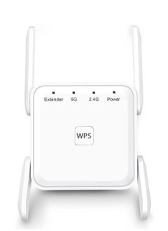 WiFi Extender, WiFi Signal Booster, Internet Booster for Home, Range up to 8500+sq.ft, Support Connect Over 40 Devices, Boost Your Home WiFi Signal