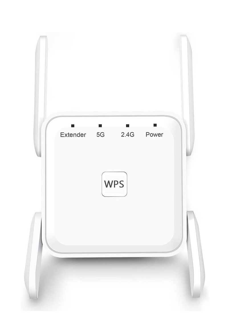Excefore - WiFi Extender, WiFi Signal Booster, Internet Booster for Home, Range up to 8500+sq.ft, Support Connect Over 40 Devices, Boost Your Home WiFi Signal - Image 1