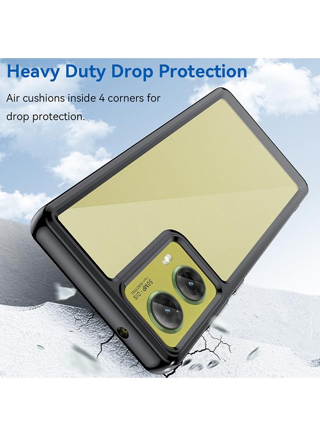 S-TOP Case For Motorola Moto G85 Colorful Series Acrylic Hybrid TPU Phone Case - Image 3