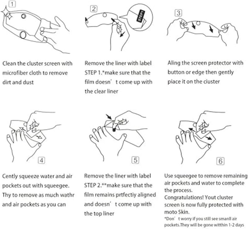 DEMULAX Dashboard Screen Protector for YZF R125 - Image 4