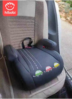 hibobi Car Seat Booster for Kids, Comfortable and Suitable for 4+ Years 22-36kg Kids, Black  - Image 2