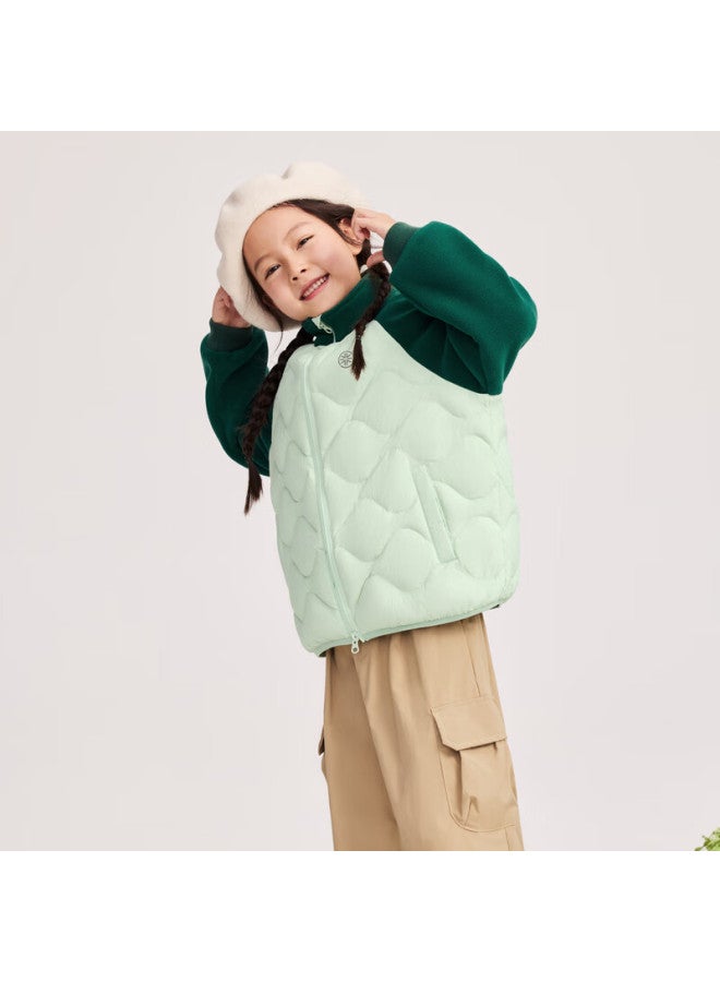 Snowflying Autumn New Kids And Parent-child Gourd Pattern Patchwork Lightweight Down Jacket Versatile Outdoor - Image 2